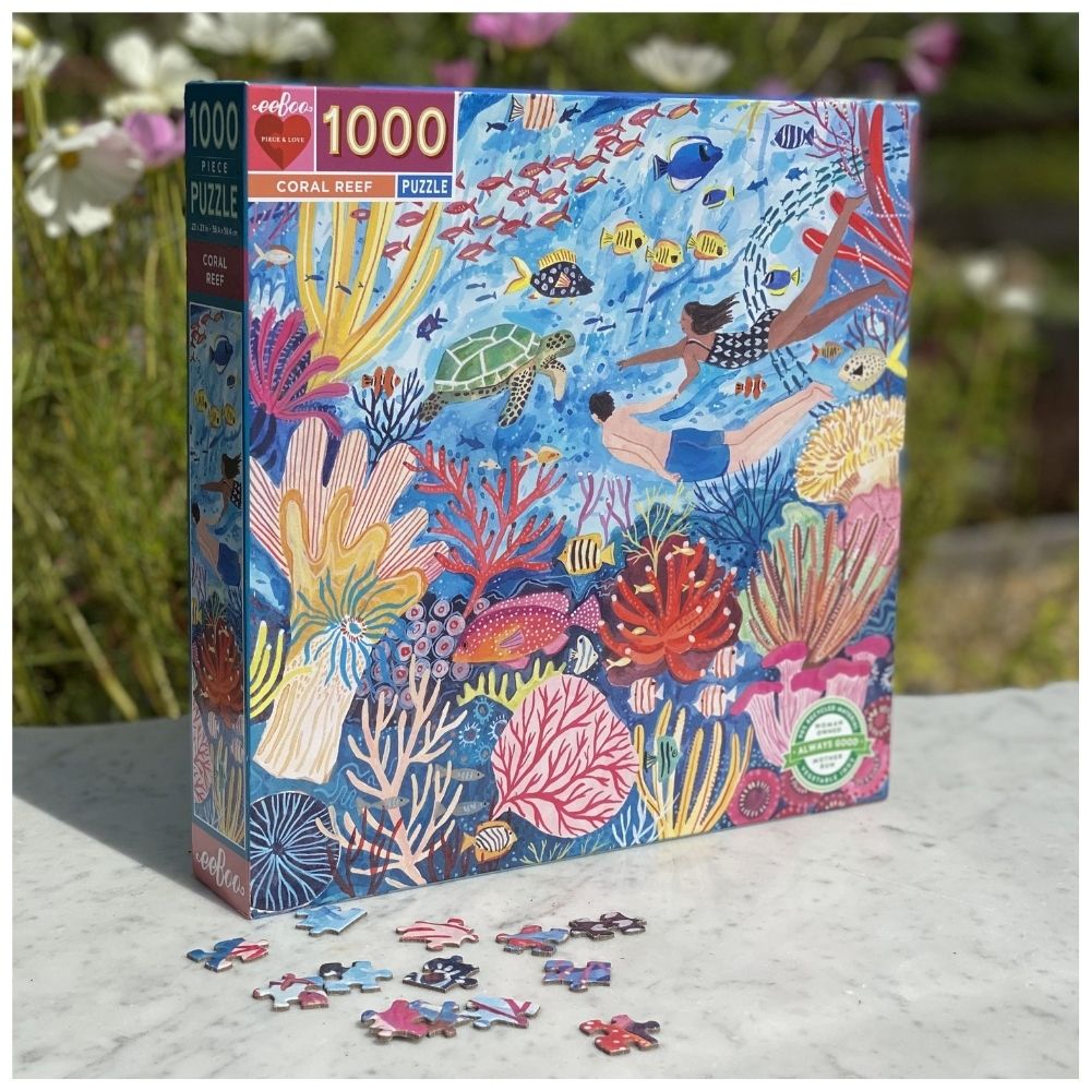 Eeboo 1000 Piece Puzzle - Coral Reef