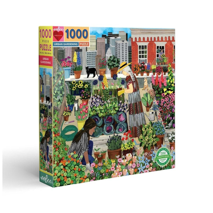 Eeboo 1000 Piece Puzzle - Urban Gardening