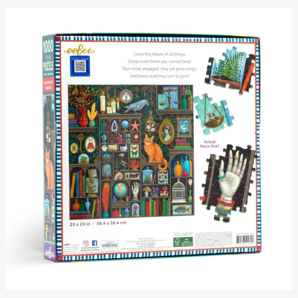 Eeboo Alchemists Cabinet - 1000 Piece Puzzle