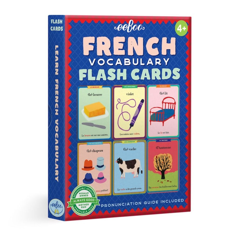 Eeboo French Vocabulary Flash Cards