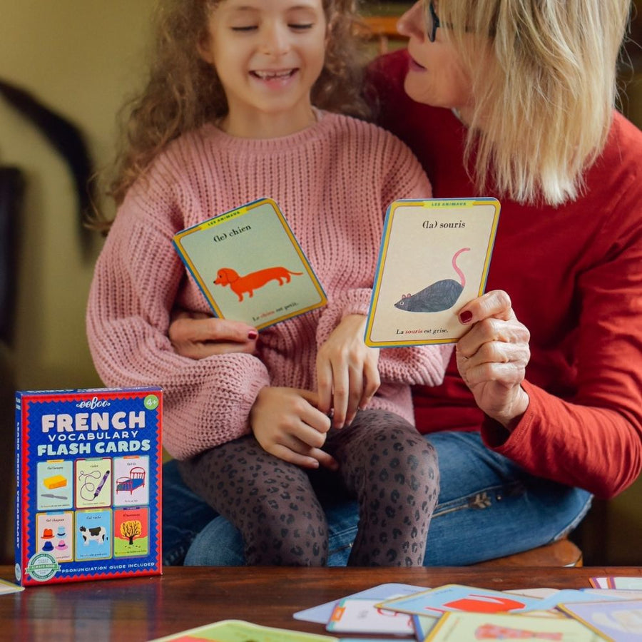 Eeboo French Vocabulary Flash Cards