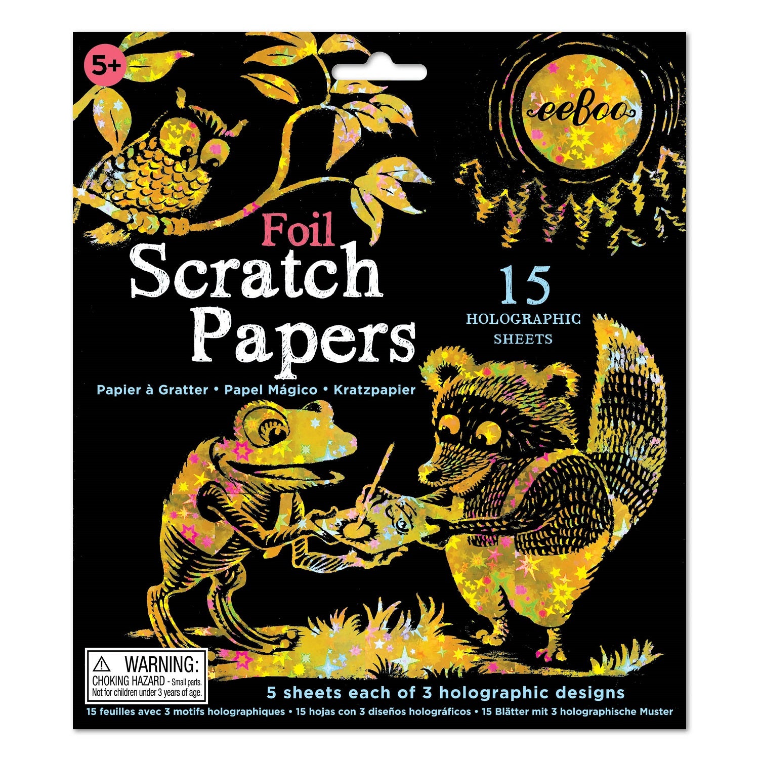 Eeboo Scratch Art Papers