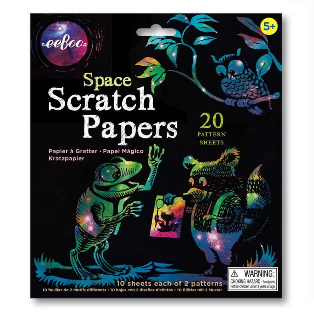 Eeboo Scratch Papers - Space