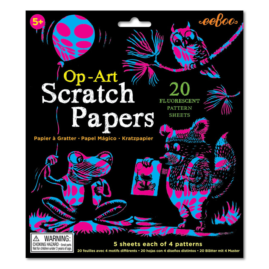 Eeboo Scratch Art Papers