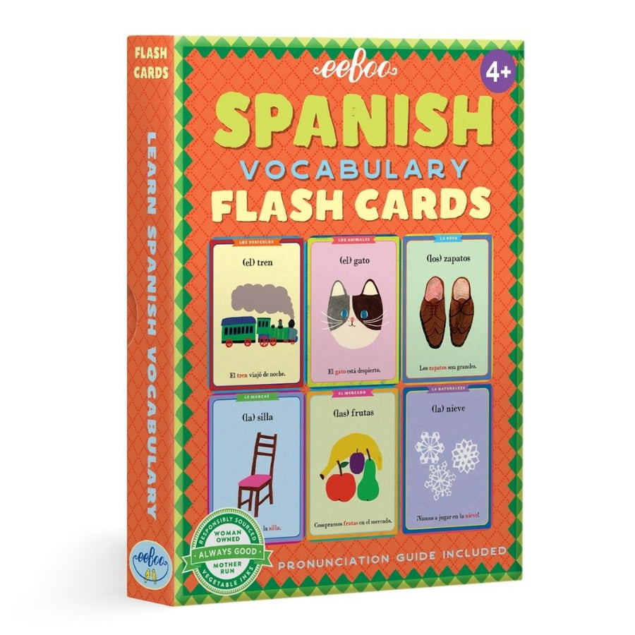 Eeboo Spanish Vocabulary Flash Cards