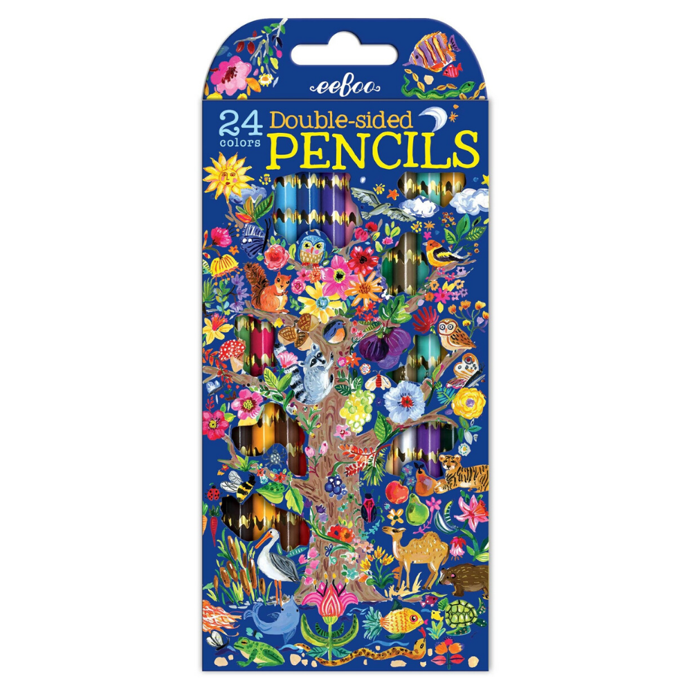 Eeboo Tree of Life 12 double-sided pencils
