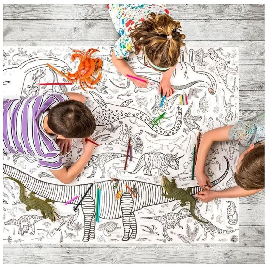 Eggnogg Colour-In Giant Poster / Tablecloth - Dinosaur