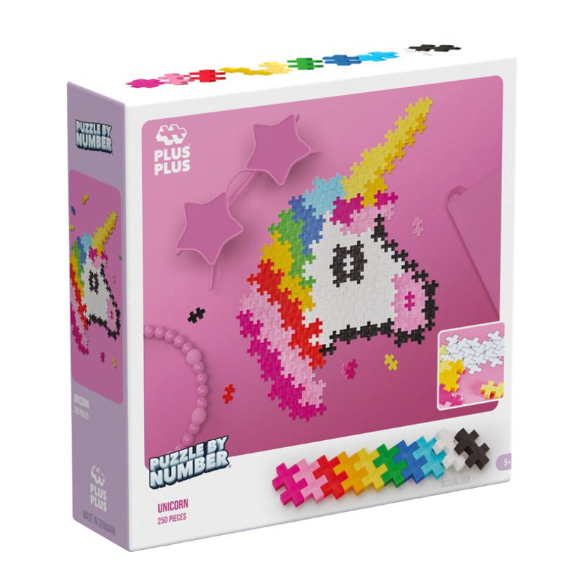 Plus Plus - Puzzle By Numbers - Unicorn | Model Making at Crafts4Kids ...