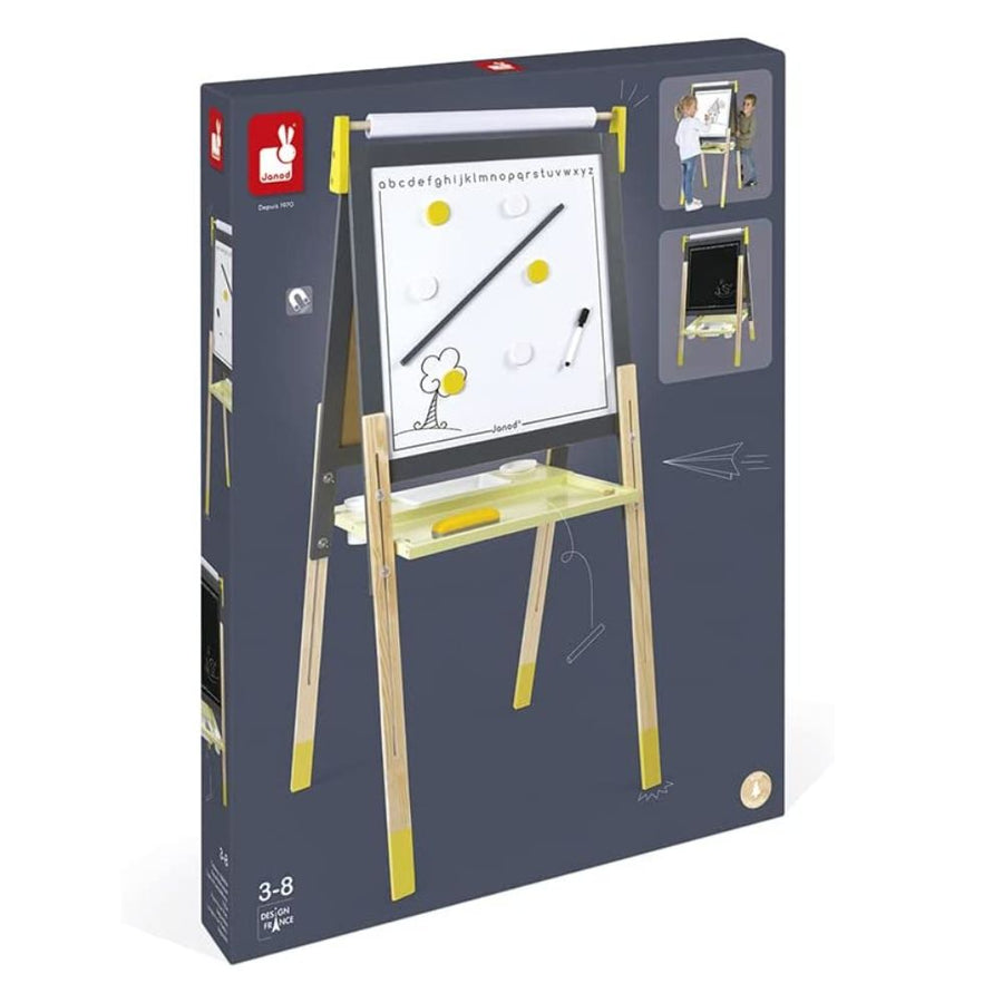 Janod Adjustable Easel & Accessories