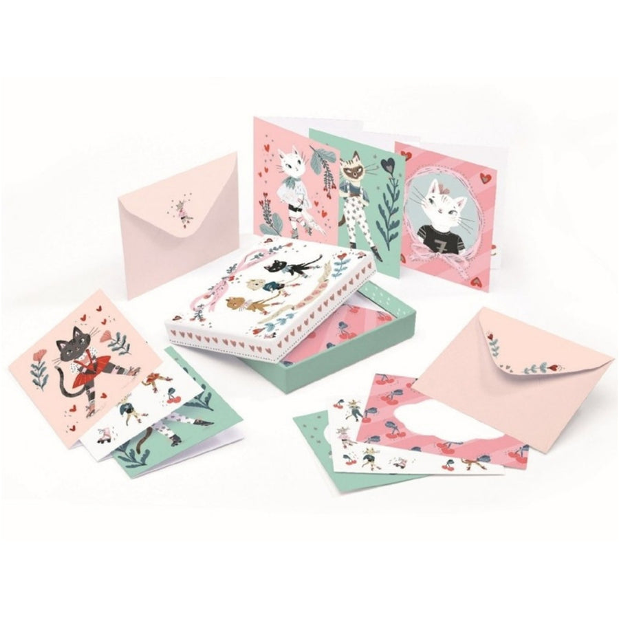 Lucille Writing Box - Djeco Lovely Paper Stationery
