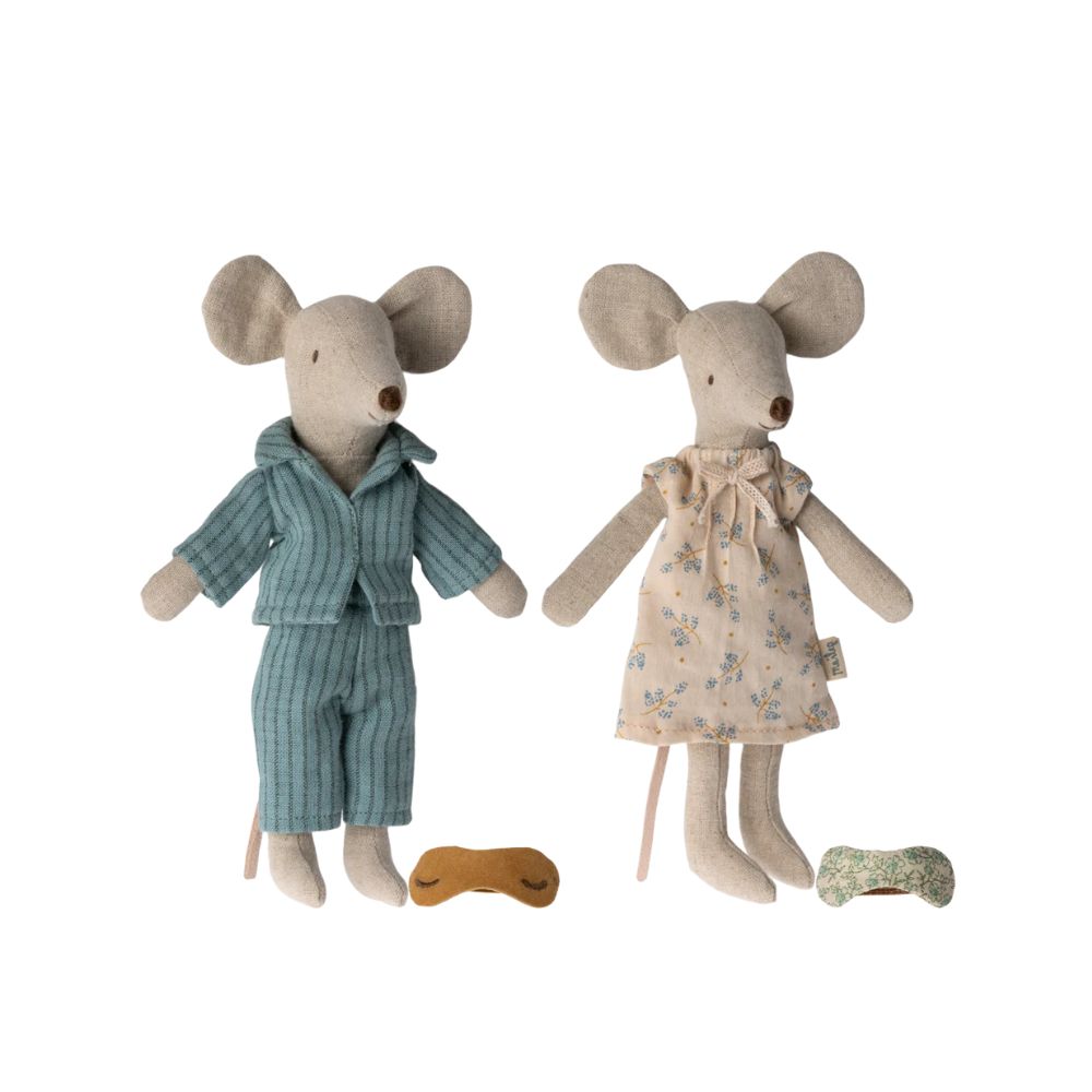 Maileg Mum & Dad Mice In A Cigar Box