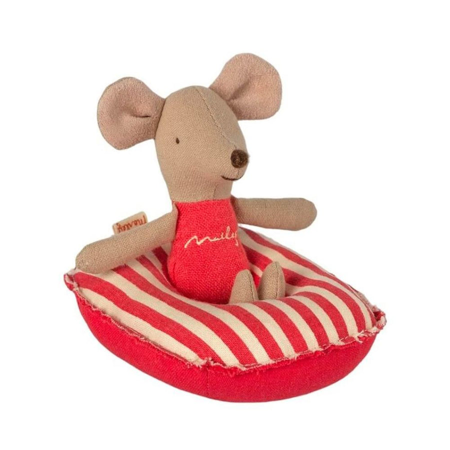 Maileg Rubber Boat for Small Mouse - Red Stripe