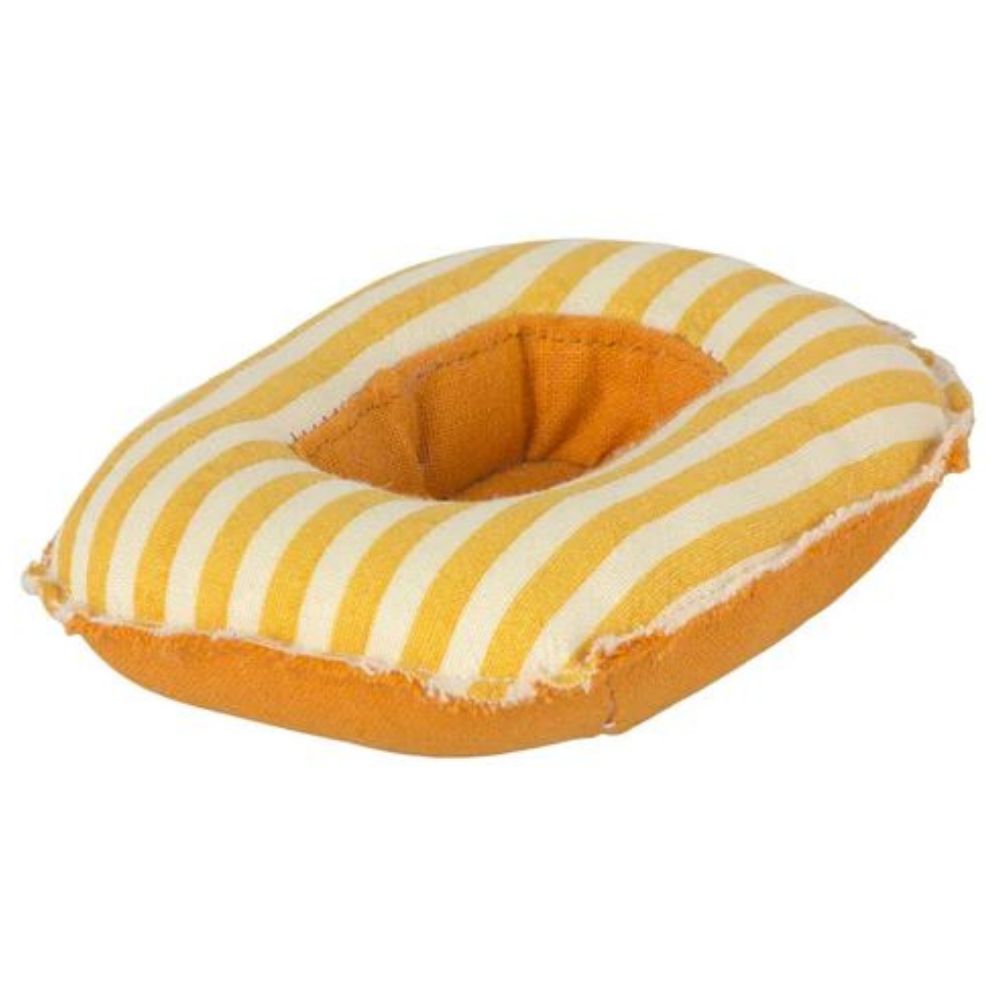 Maileg Rubber Boat for Small Mouse - Yellow Stripe