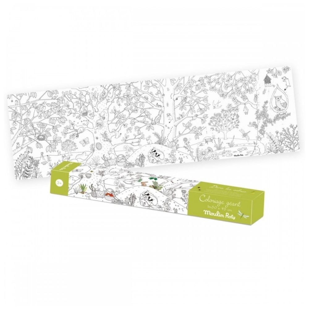 Moulin Roty Botanist Colouring Poster