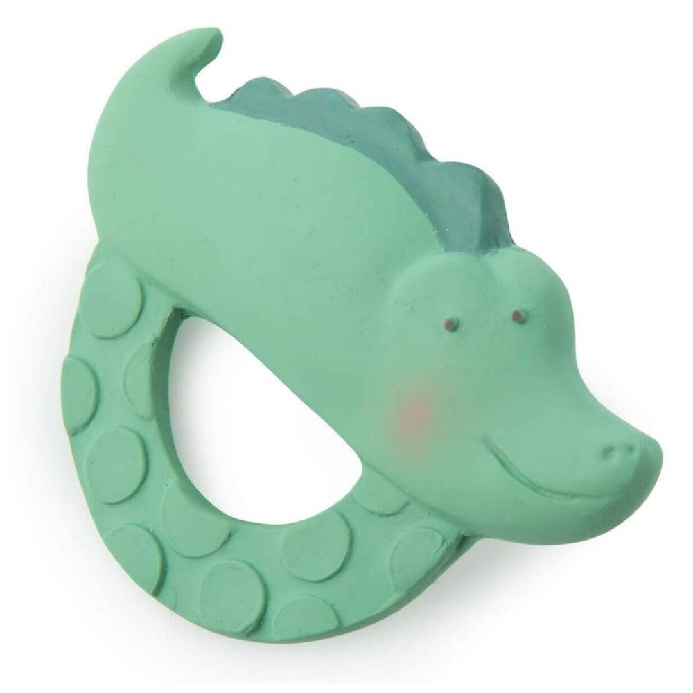 Moulin Roty Sous Mon Baobab Croc Soft Teething Ring 669373 Toys for Babies Crafts4Kids