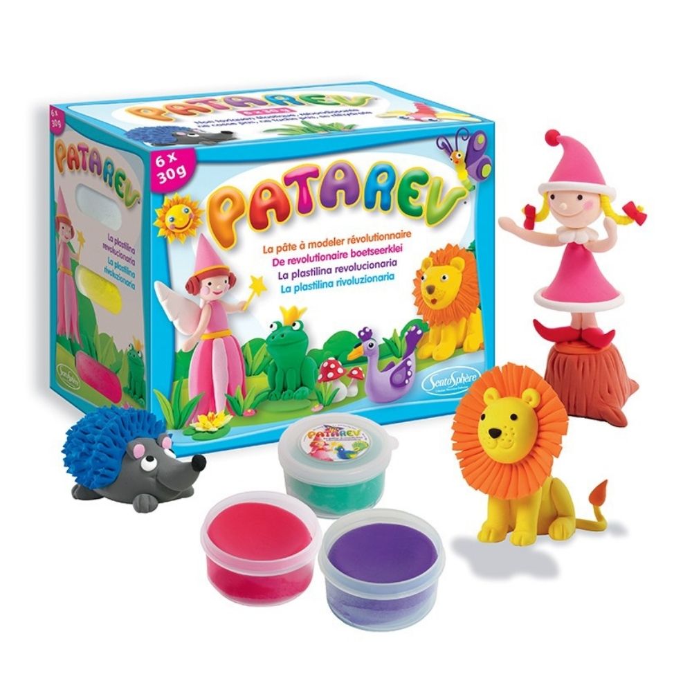 coloured modelling clay