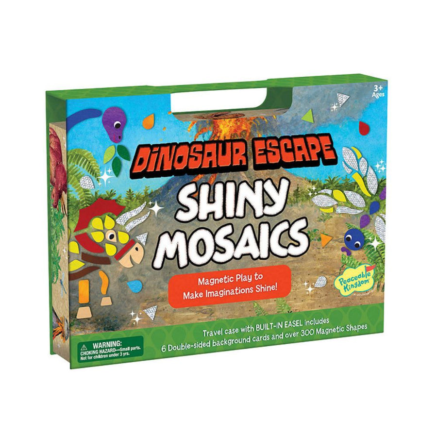 Peaceable Kingdom Dinosaur Escape Shiny Mosaics