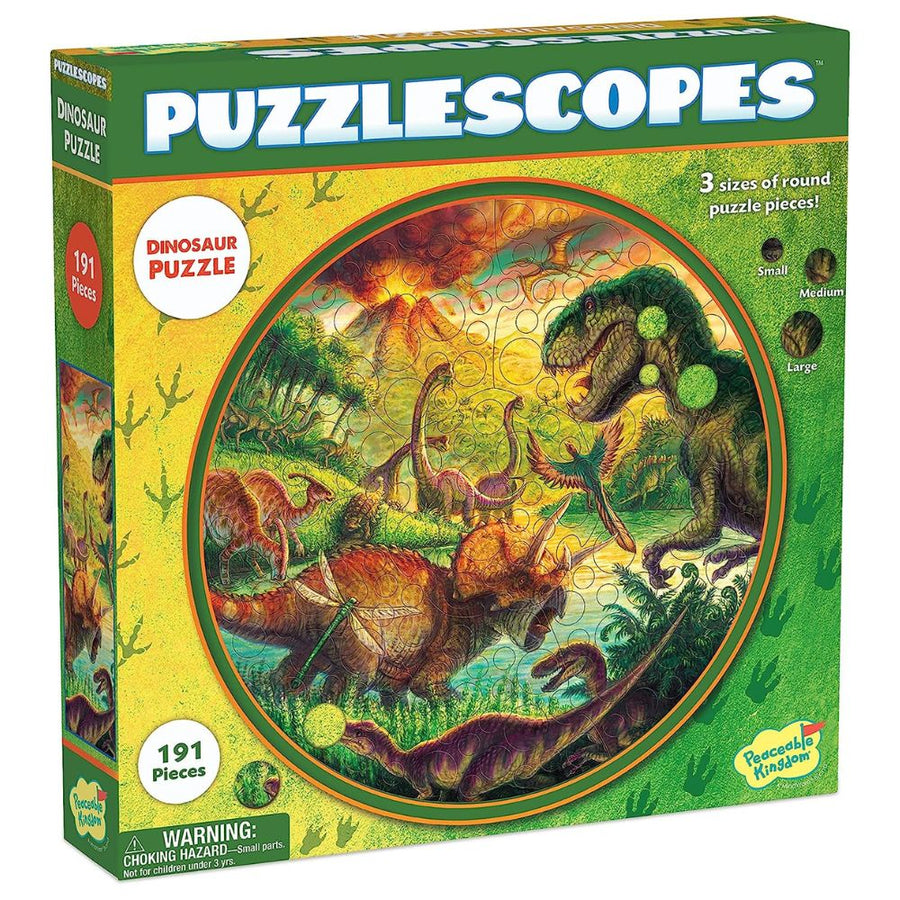 Peaceable Kingdom Dinosaur Puzzlescopes