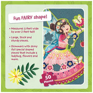 Peaceable Kingdom Shimmery Fairy Floor Puzzle