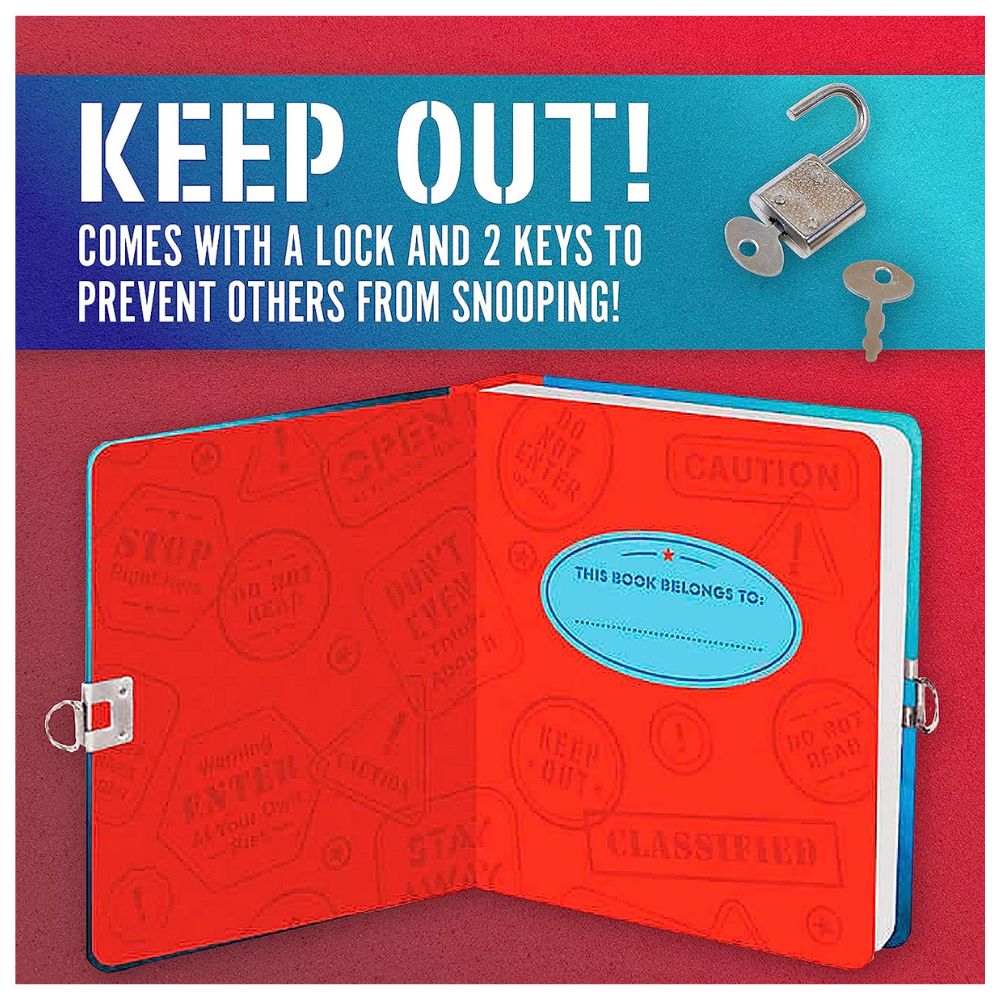 Peaceable Kingdom Invisible Ink Diary - Top Secret