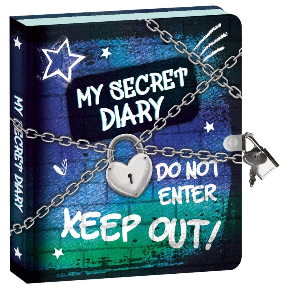 Peaceable Kingdom Lock Key Diary My Secret Diary Lockable