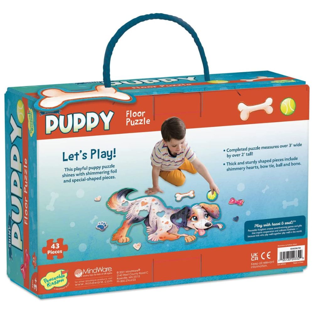 Peaceable Kingdom Shiny Puppy Floor Puzzle Default Title Crafts4Kids Peaceable Kingdom Shiny Puppy Floor Puzzle Default Title Crafts4Kids
