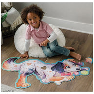 Peaceable Kingdom - Shiny Puppy Floor Puzzle - Wonky