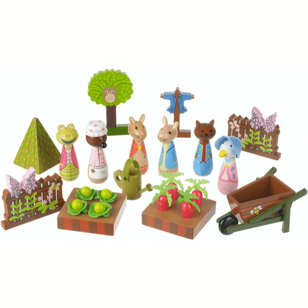 Orange Tree Toys - Peter Rabbit & Friends Wooden Play Set