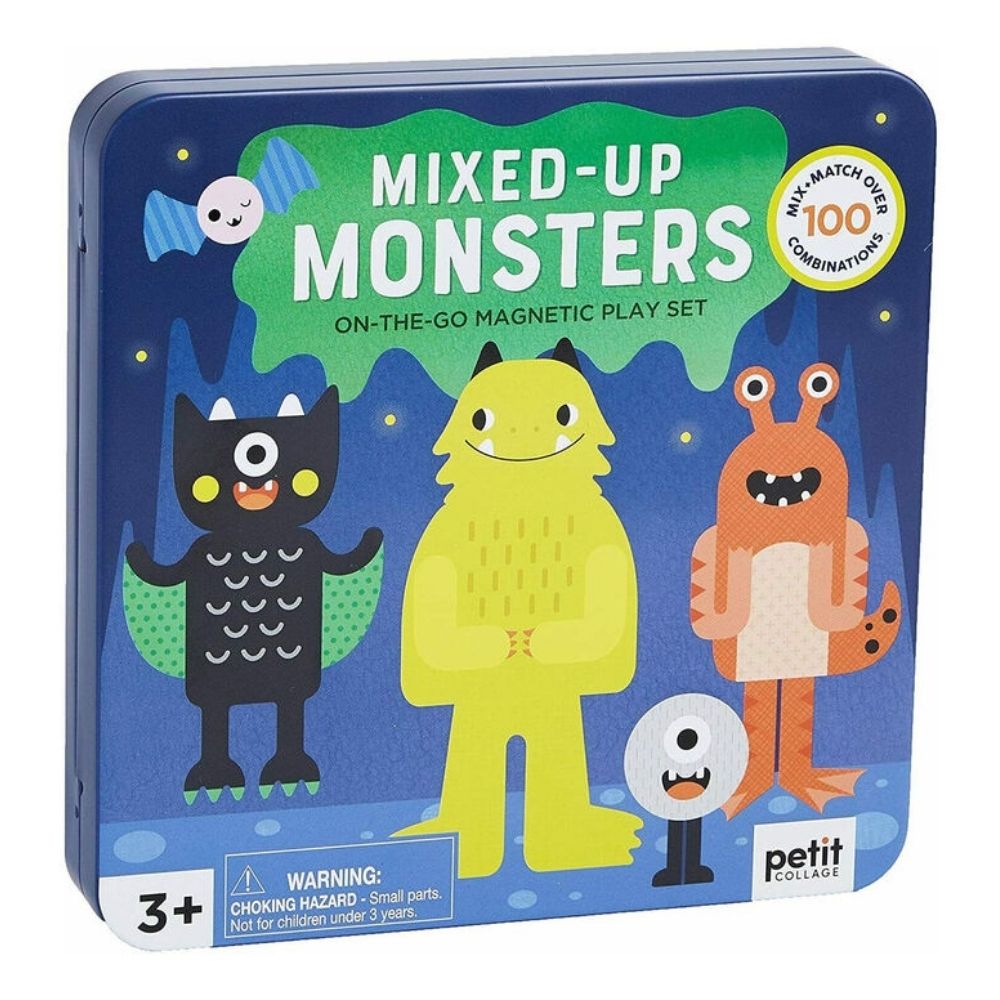 Petit Collage Magnetic Play Set Mixed Up Monsters
