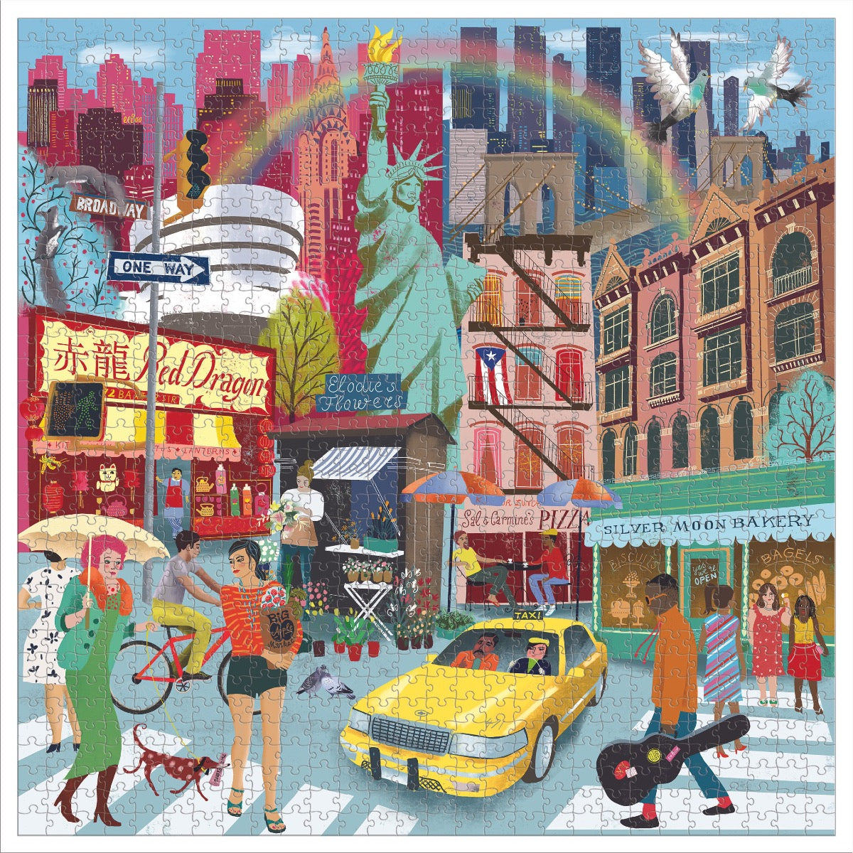 Eeboo 1000 Piece Puzzle - New York City Life