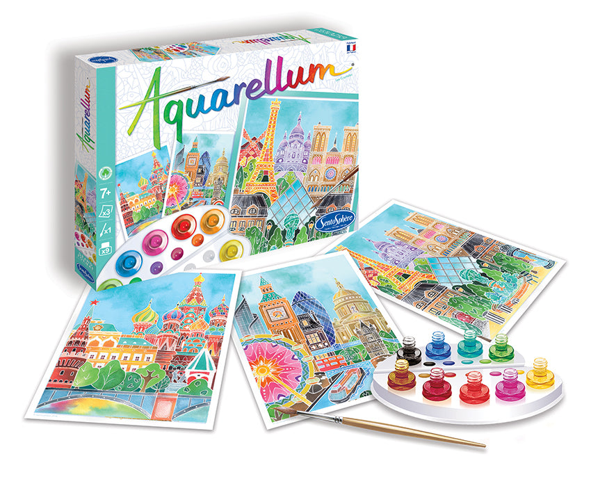 Aquarellum Capitals Painting Set for Kids