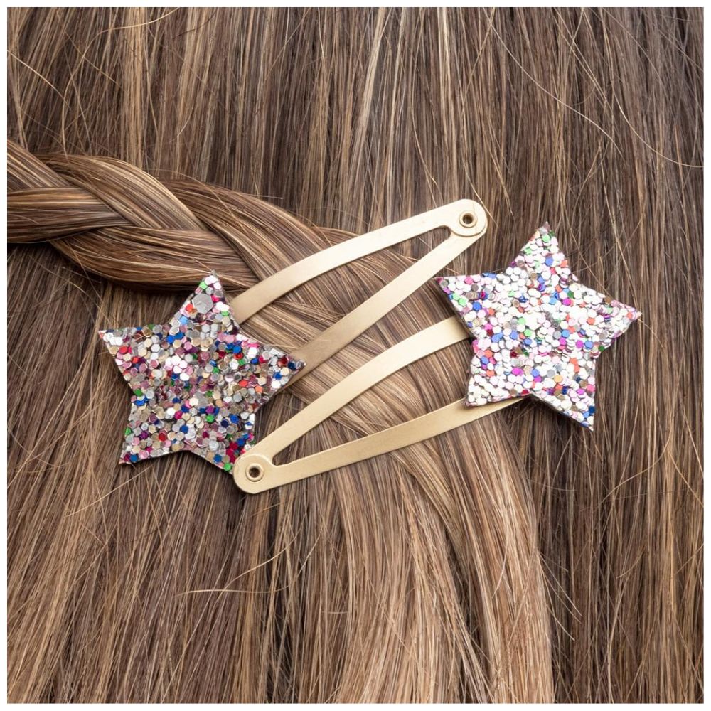 Rex London Fairies In The Garden Glitter Star Hair Clips