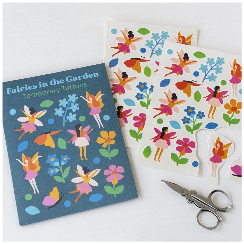 Fairies in the garden tattoos