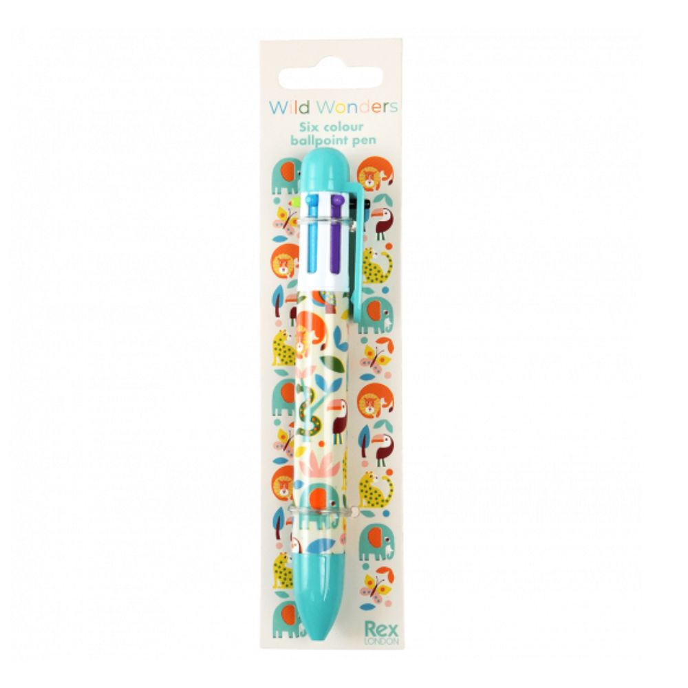 Rex London six colour wild wonders pen