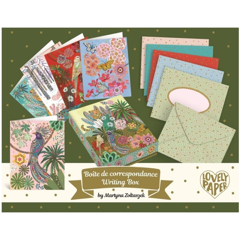 Martyna Writing Box - Djeco Lovely Paper Stationery
