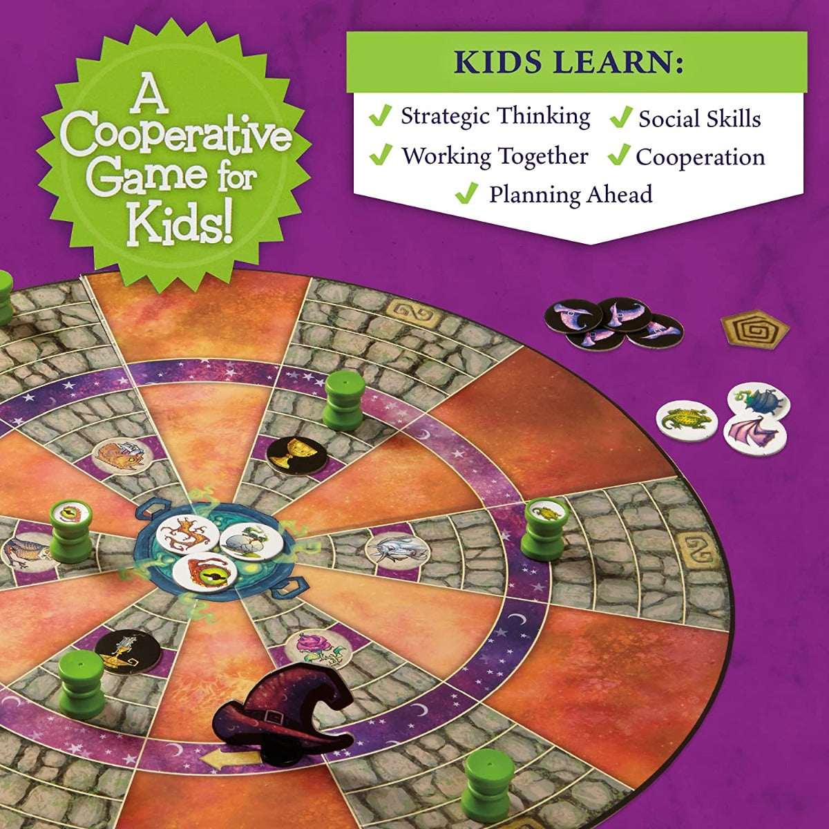 Peaceable Kingdom Cauldron Quest Cooperative Game