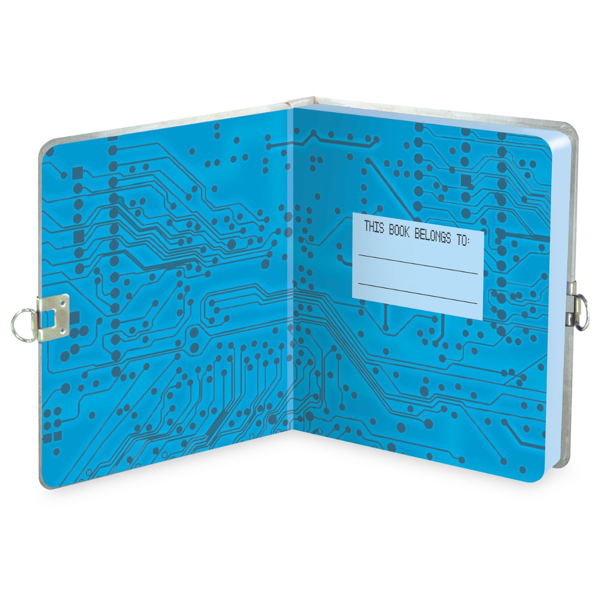 Peaceable Kingdom Password Required Lock and Key Diary