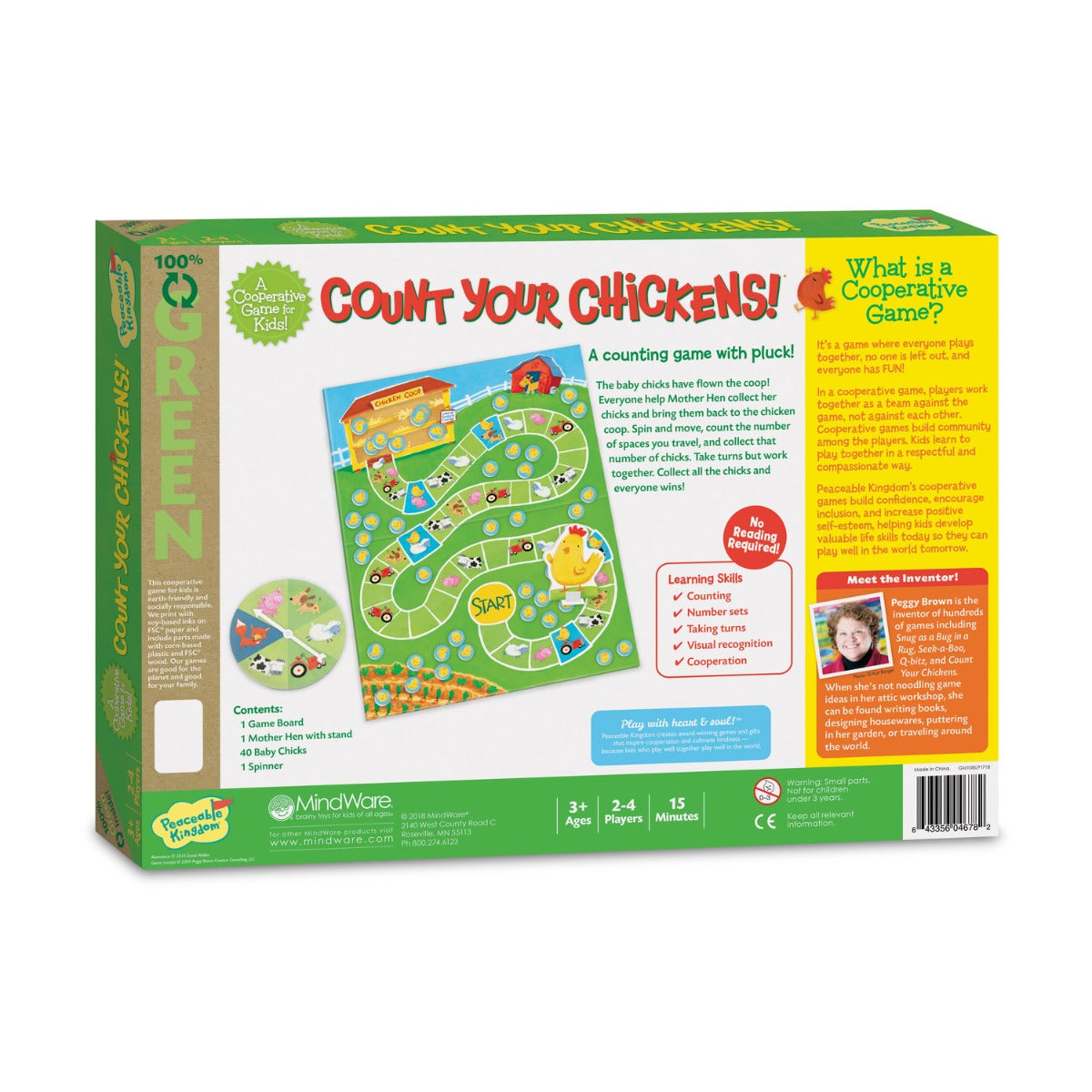 Count Your Chickens Board Game Cooperative Games Peaceable