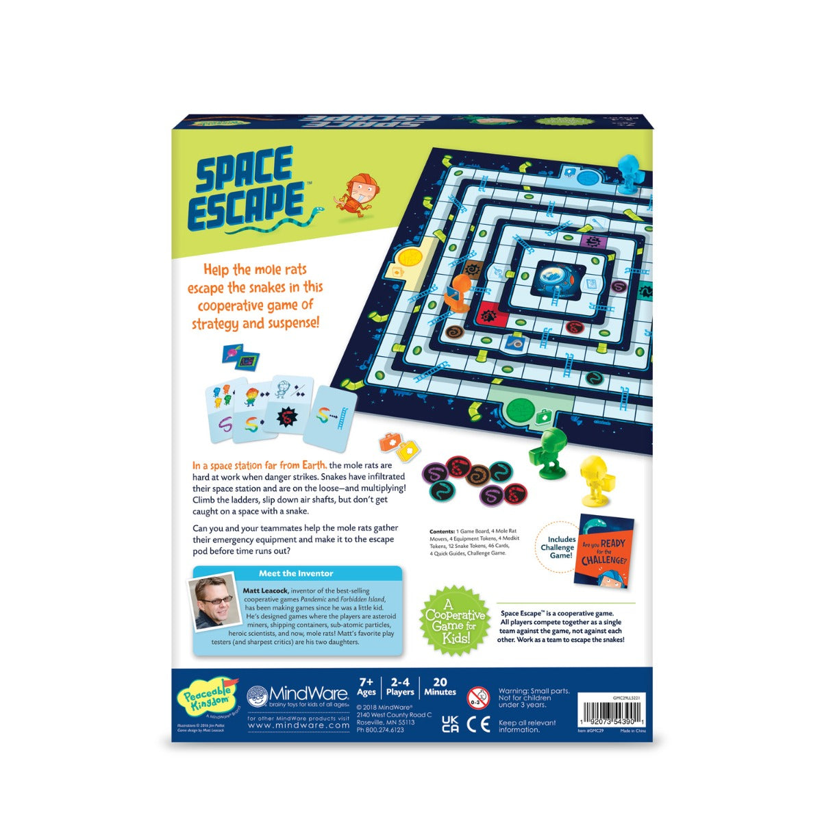 Space Escape - A Peaceable Kingdom Cooperative Game