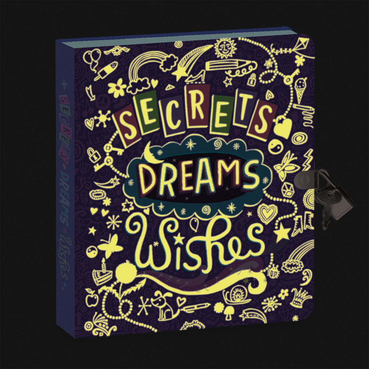 Peaceable Kingdom Secrets, Dreams and Wishes Locked Diary