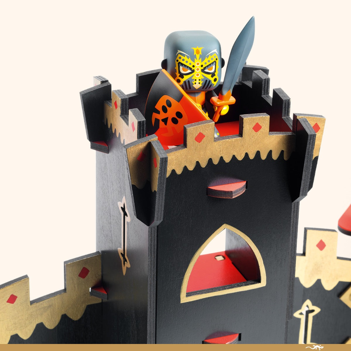 Ze Black Castel - Djeco Arty Toys Knights Castle