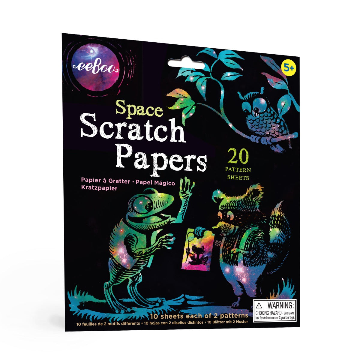 Eeboo Scratch Papers - Space