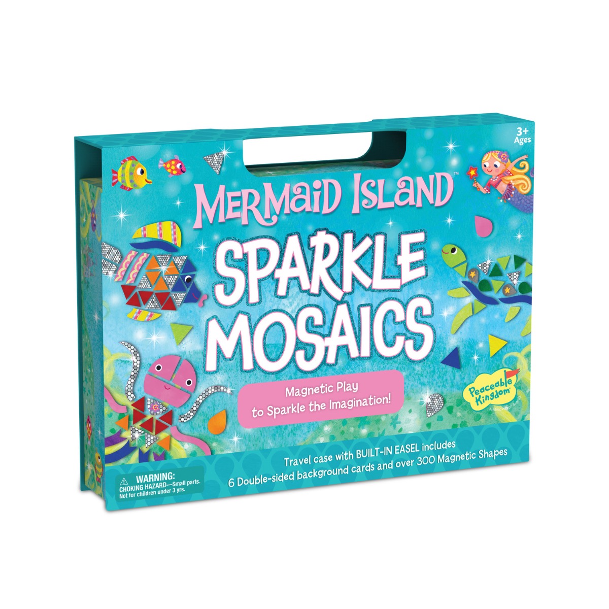 Peaceable Kingdom Mermaid Island Sparkle Mosaics