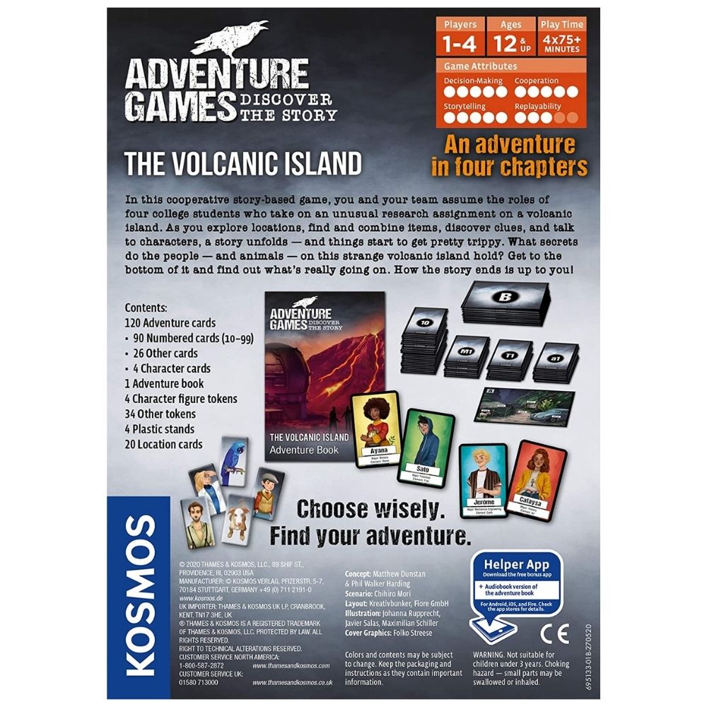 Thames and Kosmos - Adventure Games The Volcanic Island