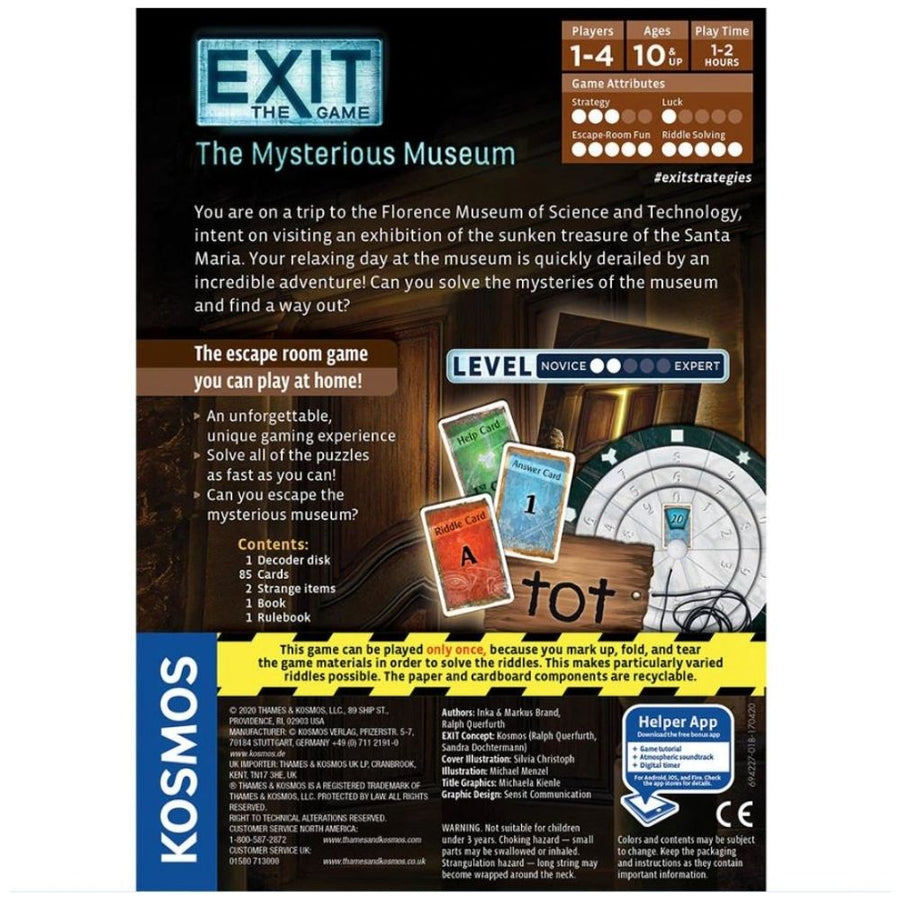 EXIT Game The Mysterious Museum
