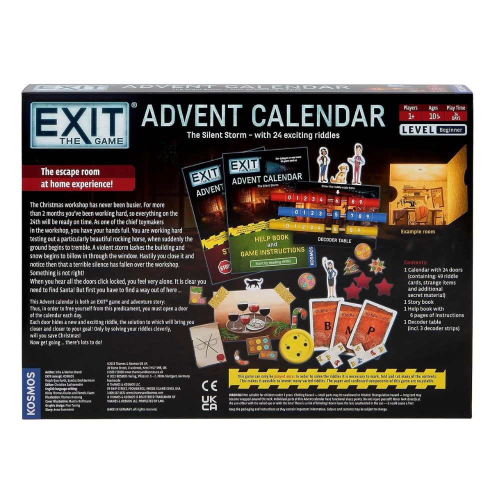 Exit The Game Advent Calendar The Silent Storm EXIT Games at