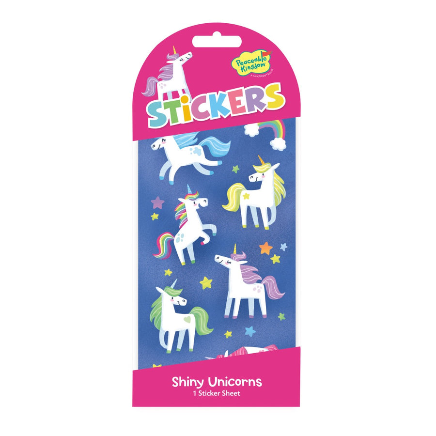 Peaceable Kingdom Shiny Unicorn Stickers