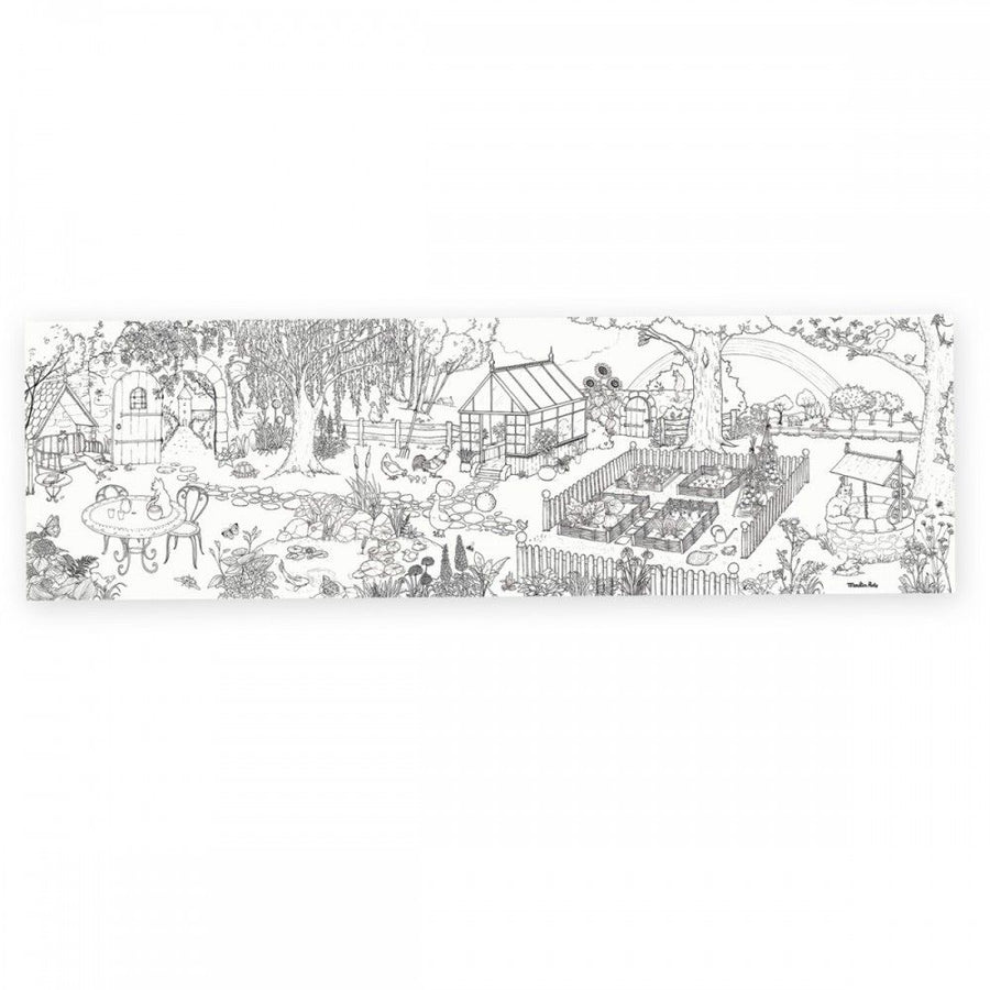 Moulin Roty Giant Colouring - A Walk in the Garden