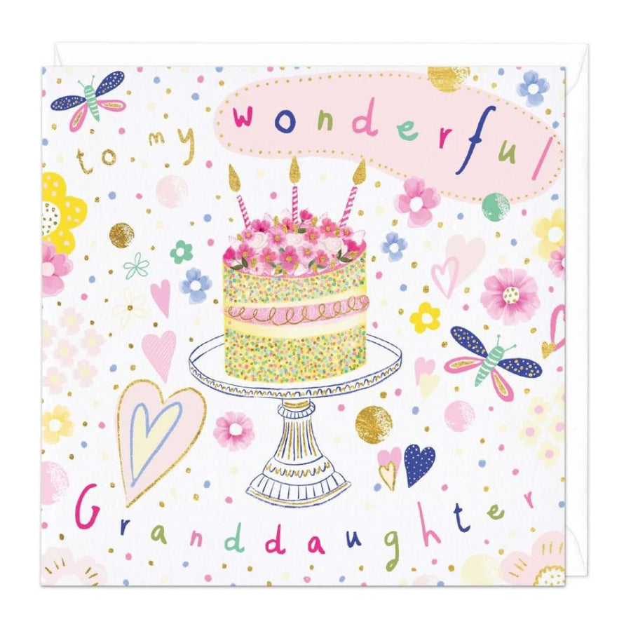 Whistlefish To My Wonderful Granddaughter Birthday Card