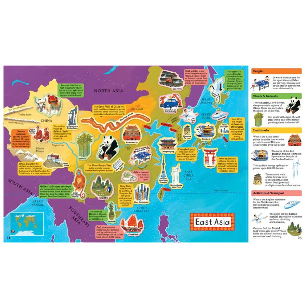 World sticker book